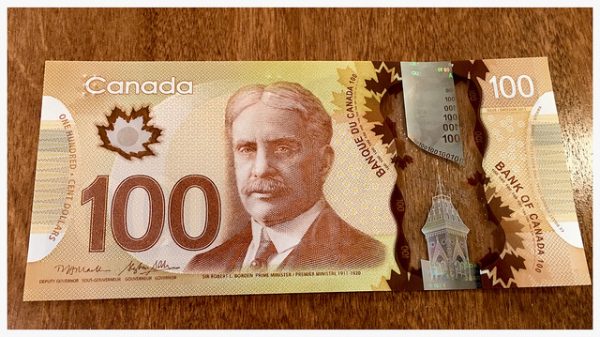 Buy CAD 100 Bill Online