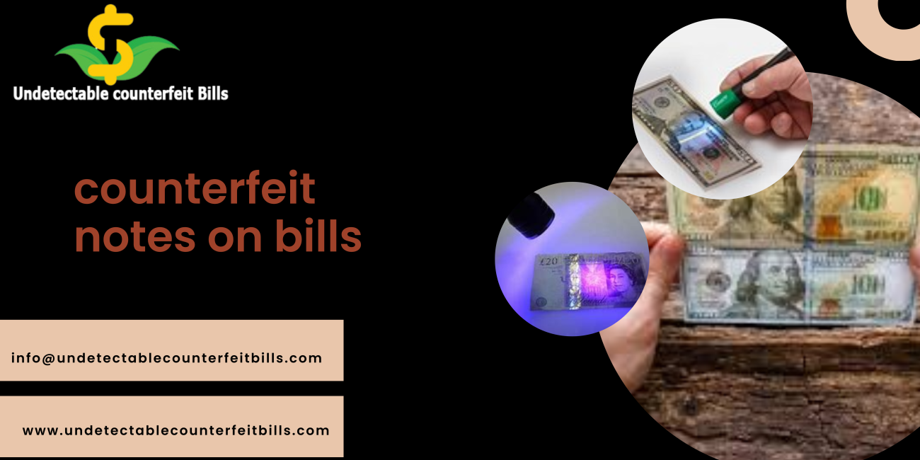 Counterfeit Notes On Bills