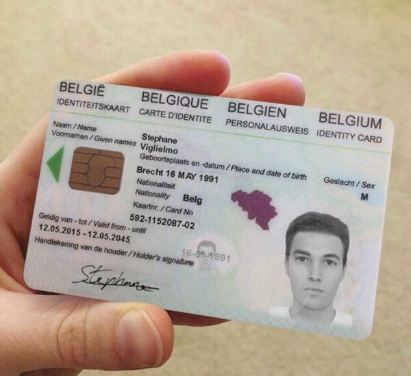 Fake Belgium ID card