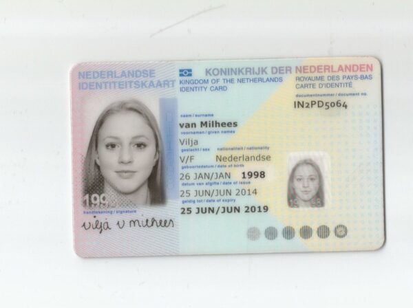 Buy fake Dutch ID card online
