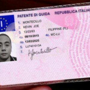 fake Italian Drivers License;